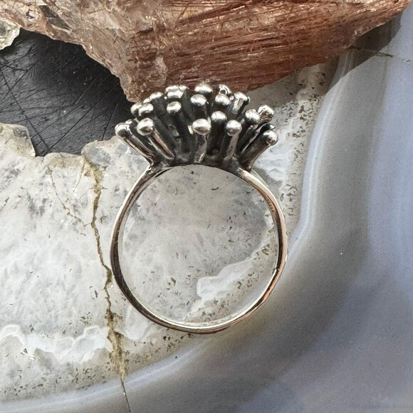 Sterling Silver Porcupine Fashion Ring For Women, Taxco Mexico - Picture 8 of 10